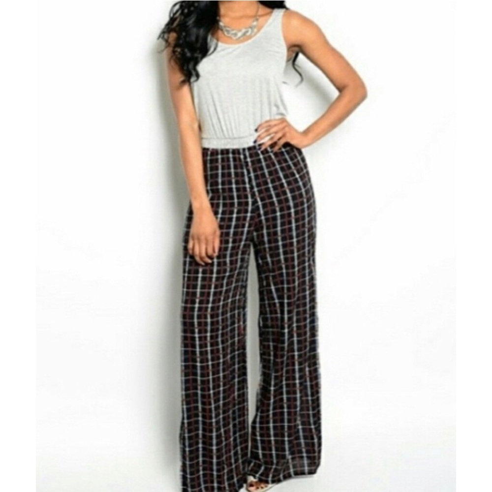 Potter’s Pot Women’s Sleeveless Multicolored Wide Leg Jumpsuit
